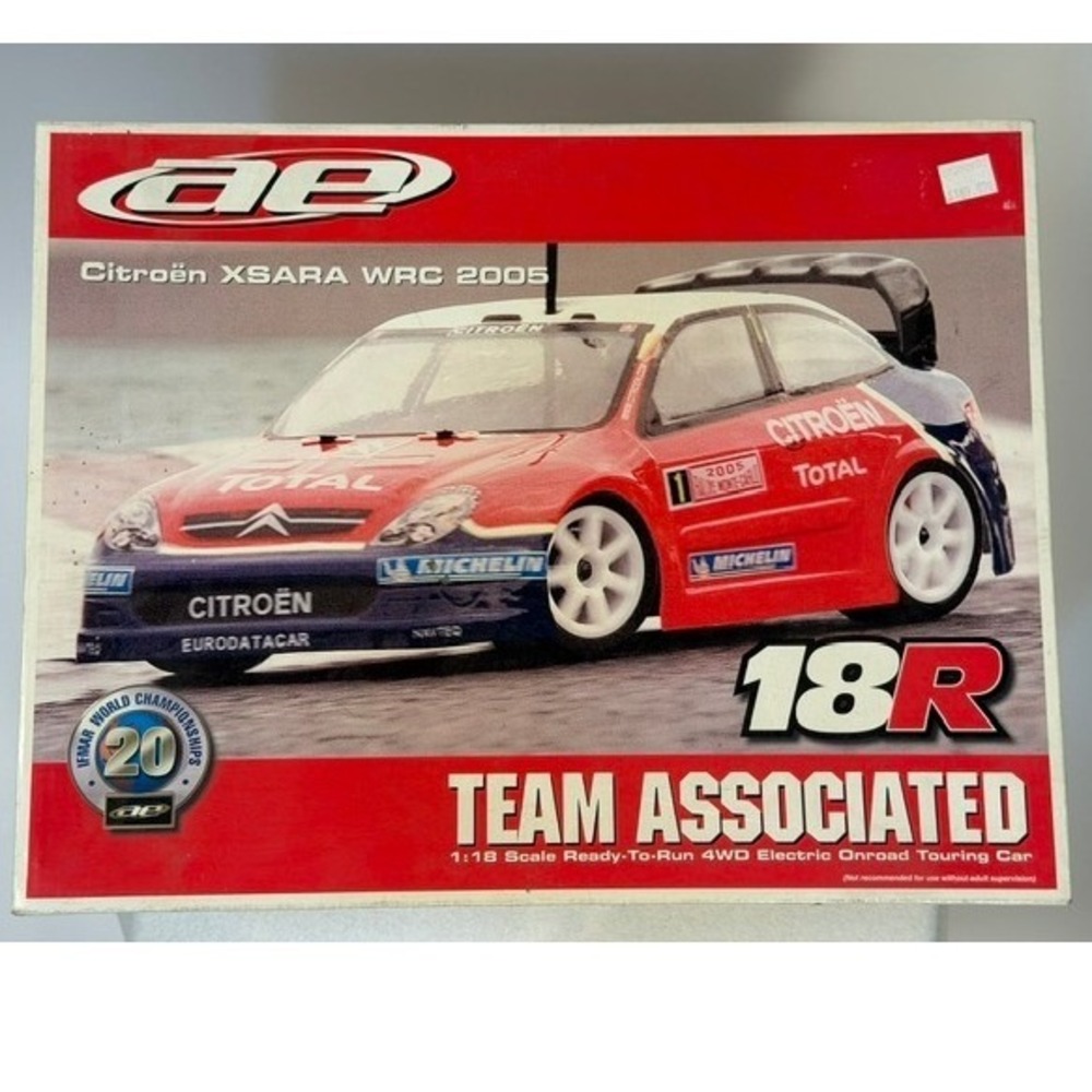 Team Associated Citroën Xsara WRC 2005 RC Car – 1:18 Scale 18R RTR